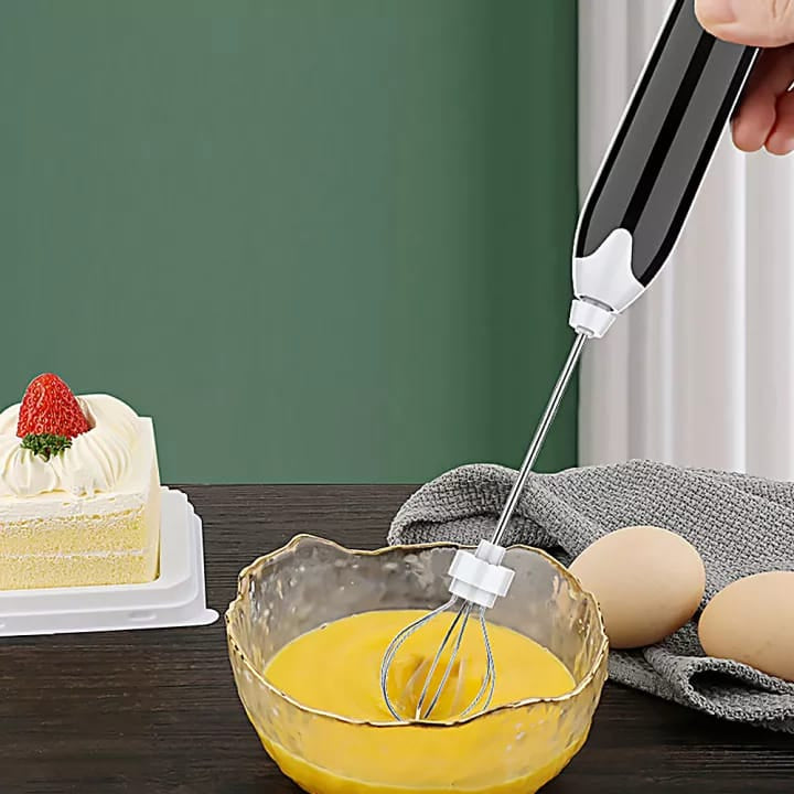 Electric Milk Frother & Whisk – 2 in 1