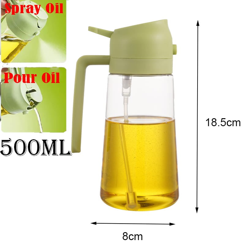 2-in-1 Kitchen Oil Spray Bottle