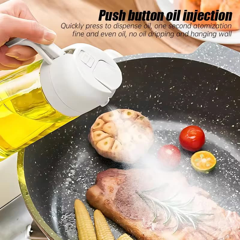 2-in-1 Kitchen Oil Spray Bottle