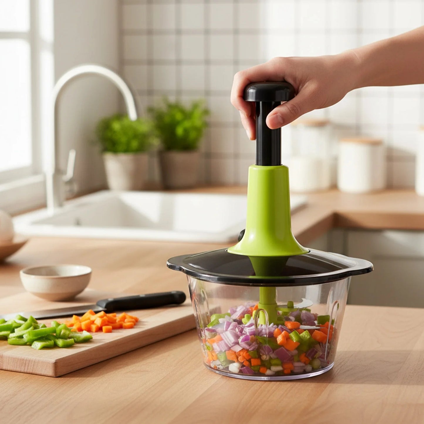 Vegetable Push Chopper 1.5L