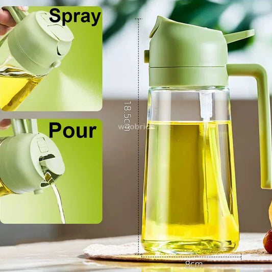 2-in-1 Kitchen Oil Spray Bottle
