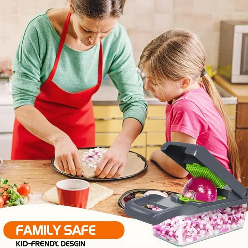 16-in-1 Multifunctional Vegetable Slicer & Chopper