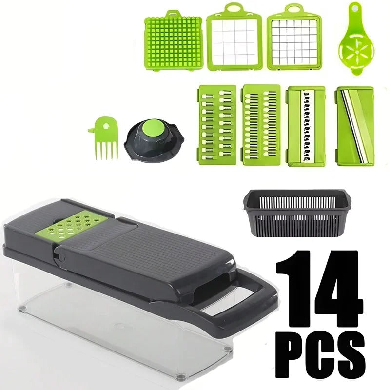 16-in-1 Multifunctional Vegetable Slicer & Chopper